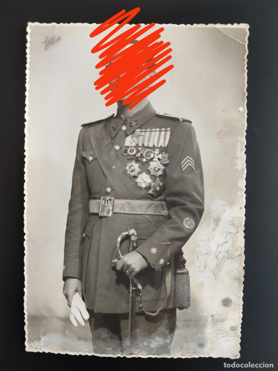 Militaria: Militar condecorado guerra civil