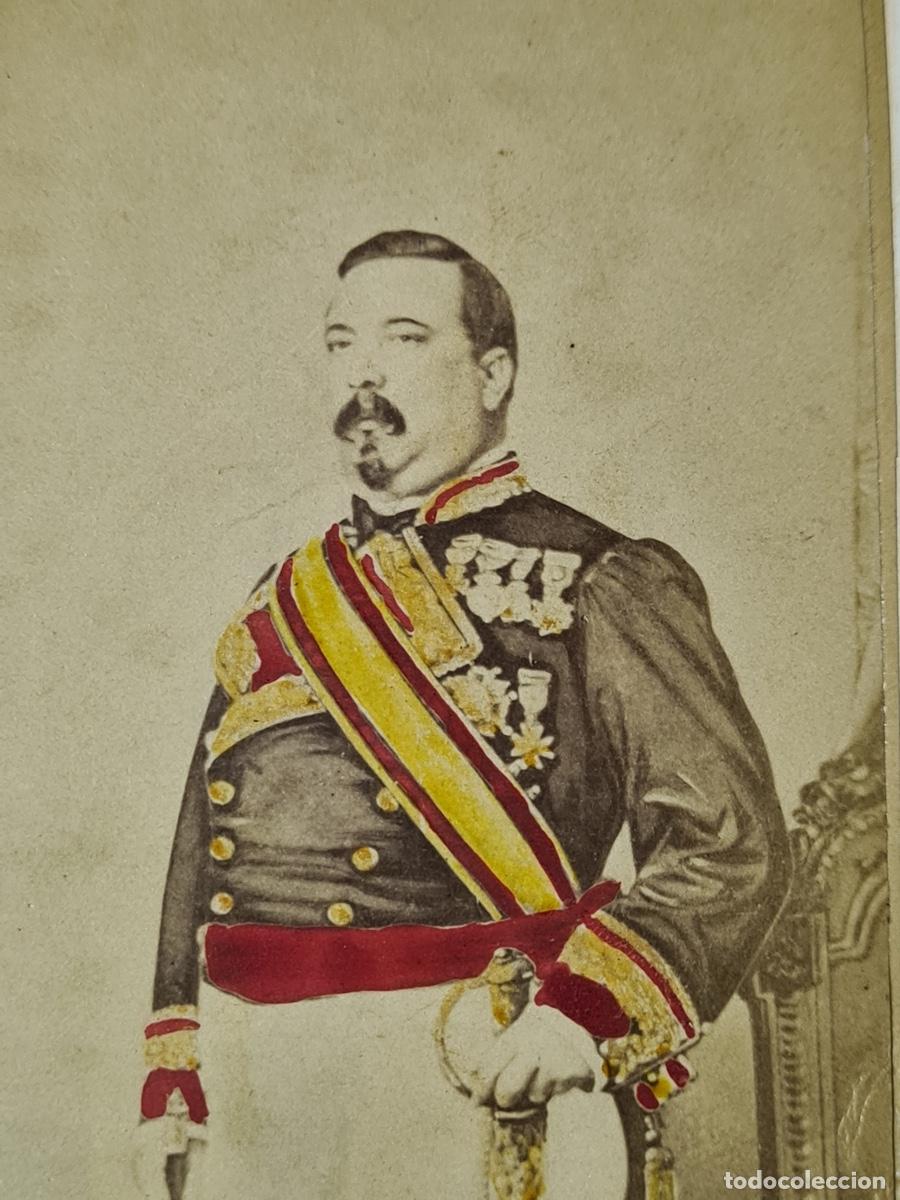 Militaria: Cuba colonial. Foto del General Blas de Villate y de la Hera, gobernador 1867-1872. Fondo Malet.