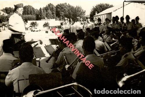 Military Antiques: AVIACION, ANTIGUA FOTOGRAFIA BANDA DEL EJERCITO DEL AIRE, 178X128MM