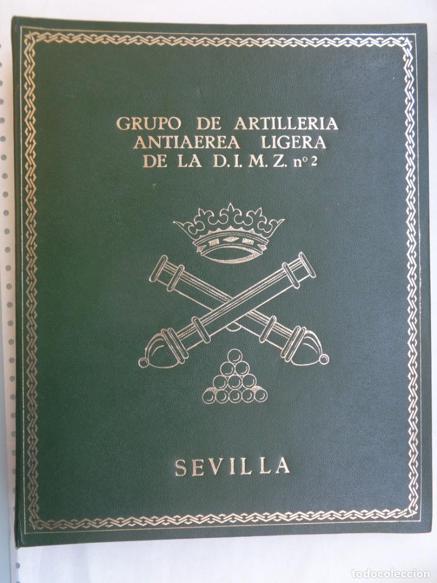 Military Antiques: GRUPO ARTILLERIA ANTIAEREA LIGERA D.I.M.Z. N&ordm; 2: ALBUM CON 13 FOTOS ACTO IMPOSICION FAGIN DE GENERAL