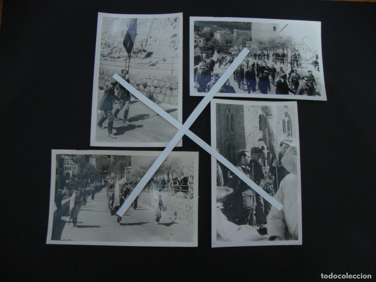 Militaria: REPORTAJE DIADA LOTE DE 78 FOTOGRAFIAS REQUETES CARLISTAS EN MONTSERRAT 1947