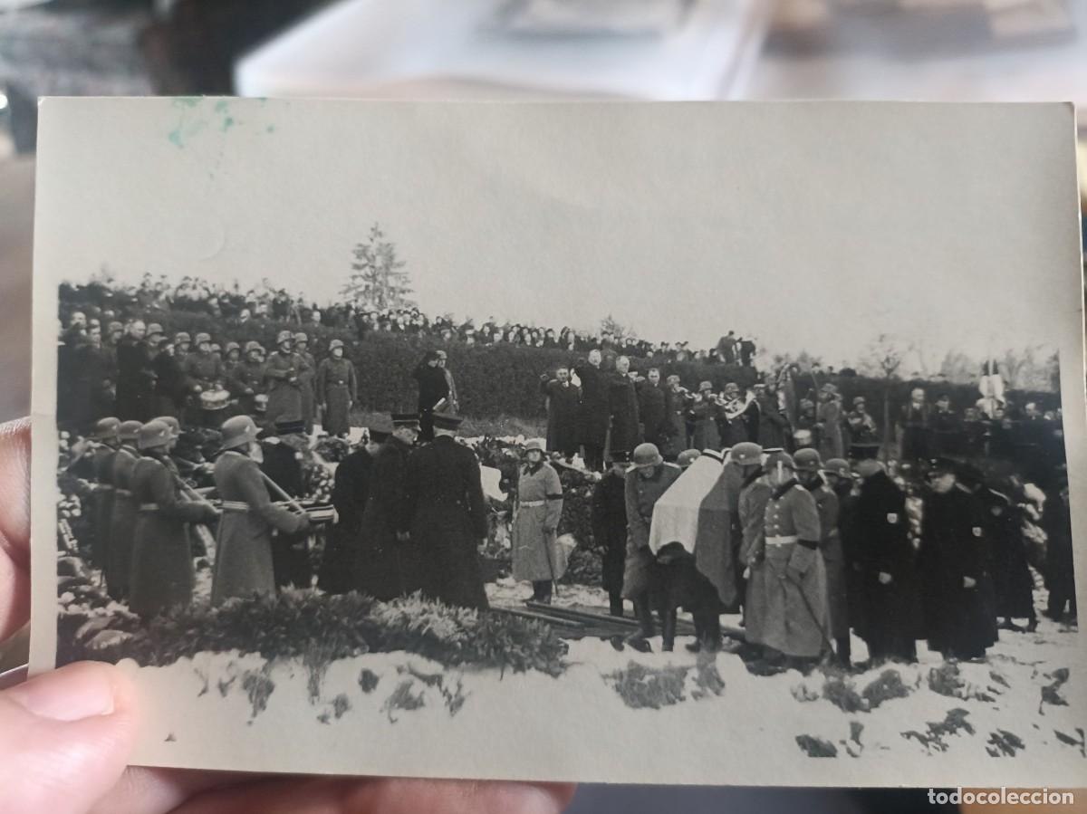 Militaria: Antigua fotograf&iacute;a alemana 1937 de entierro oficial