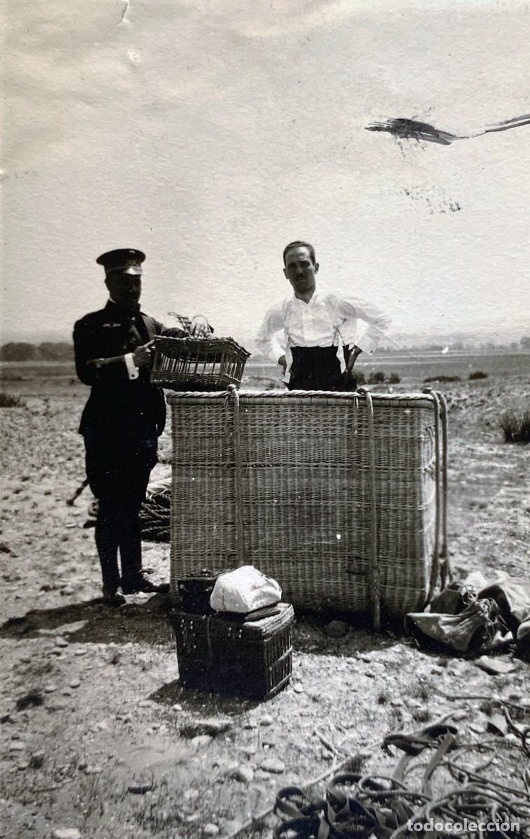 Militaria: ANTIGUA FOTOGRAFIAS DE OFICIAL DE INGENIEROS SERVICIO DE AEROSTACION DE LA ACADEMIA DE GUADALAJARA,
