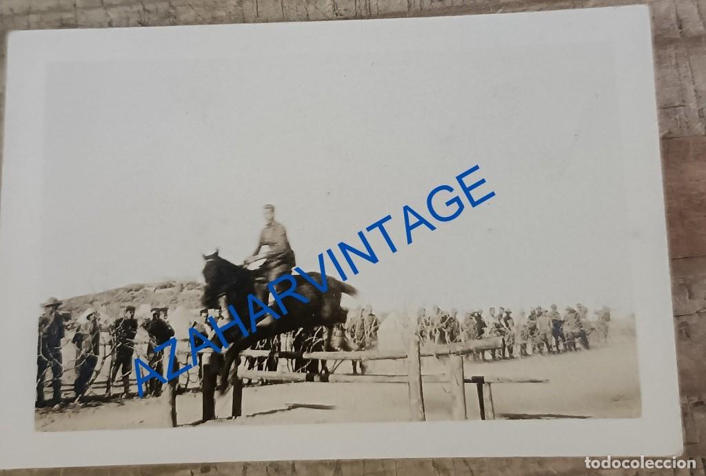 Militaria: 1922, EPOCA ALFONSINA, COMPETICION HIPICA MILITAR, 64X44 MM