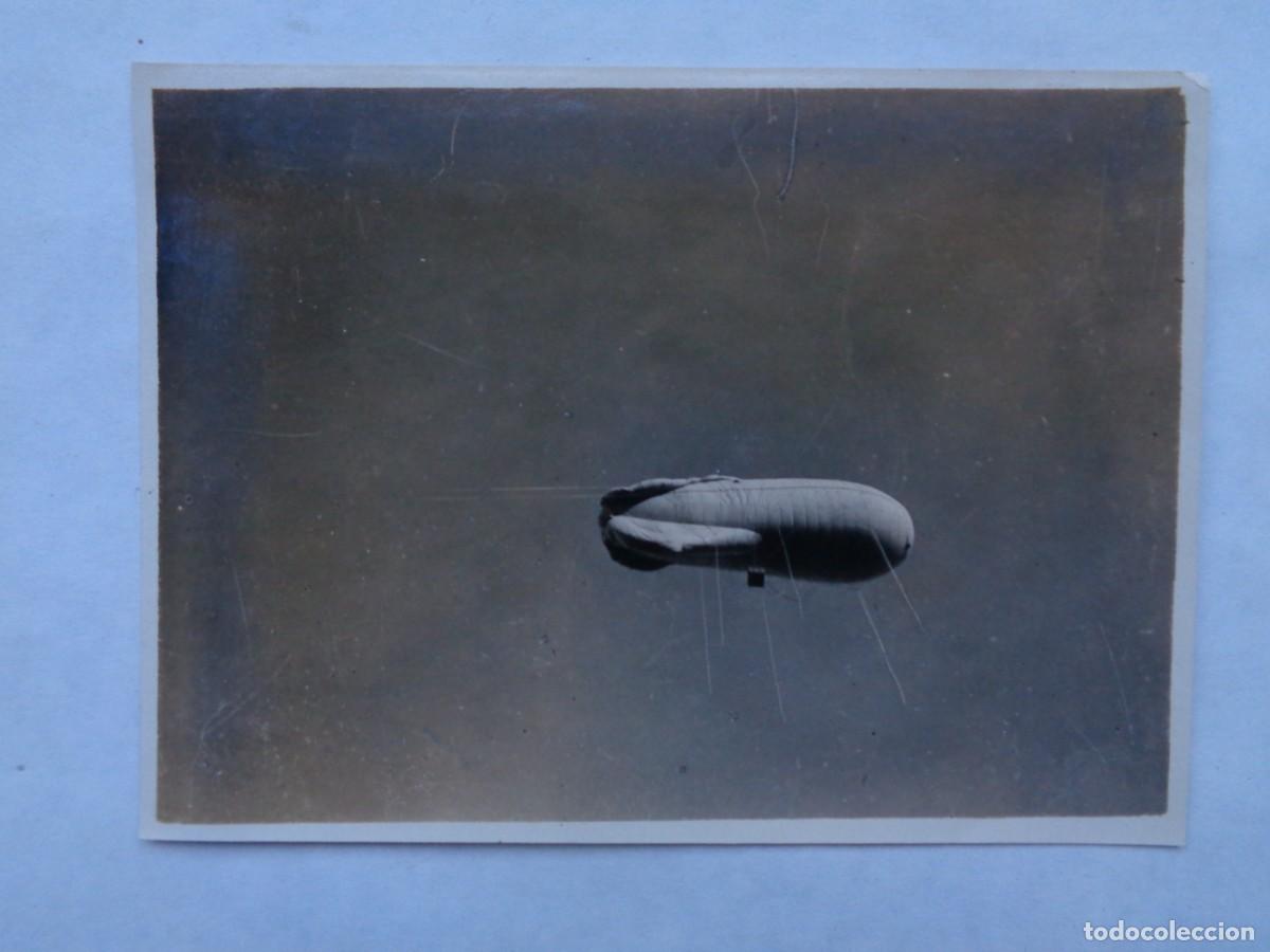 Militaria: ACADEMIA DE INGENIEROS DE GUADALAJARA : FOTO GLOBO CAUTIVO CONSTRUIDO EN TALLERES AEROSTACION , 1915