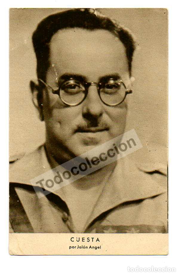 Militaria: GUERRA CIVIL. GENERAL CUESTA MONEREO. FOTO JAL&Oacute;N &Aacute;NGEL.