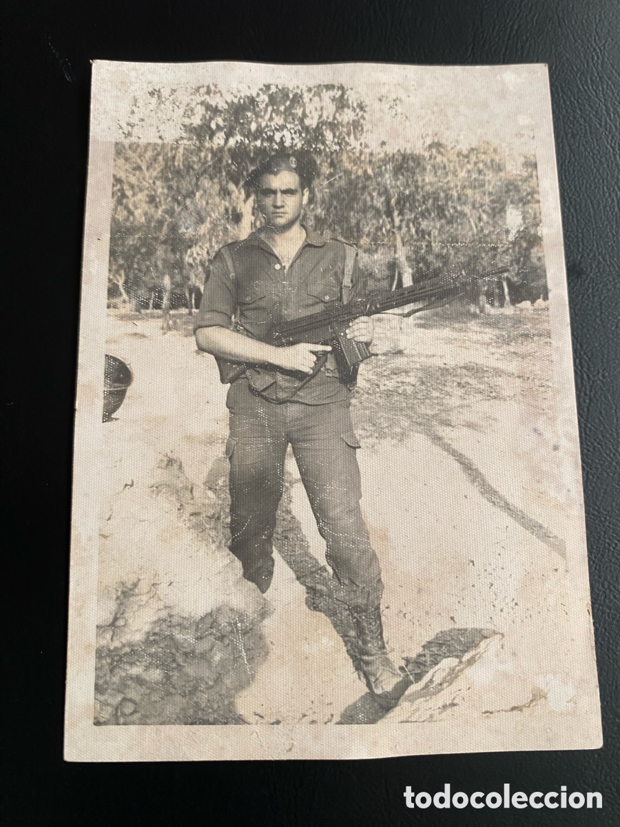 Militaria: FOTOGRAF&Iacute;A SOLDADO INFANTER&Iacute;A DE MARINA EJ&Eacute;RCITO ESPA&Ntilde;OL CON CETME B