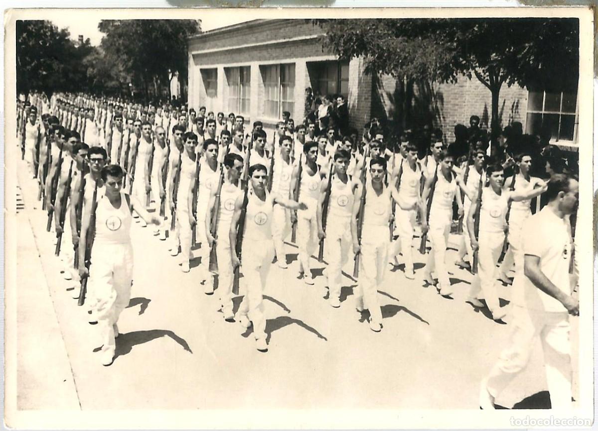 Military Antiques: OFICIALES ACADEMIA CAPITAN PABLO VI&Ntilde;AS PIZARRO ARCHIVO FOTOGRAFIA 10X7 LM7