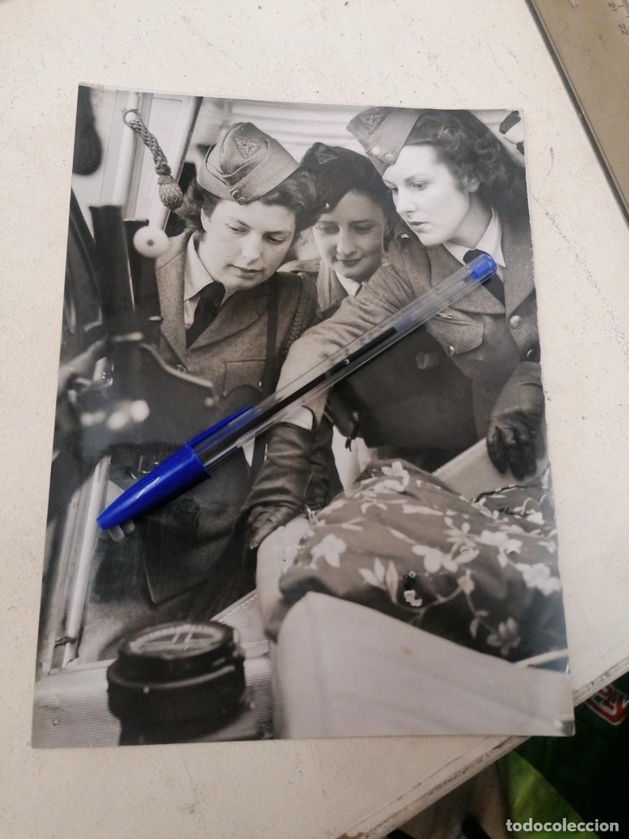 Militaria: FOTOGRAF&Iacute;A CUERPO A&Eacute;REO JUVENIL FEMENINO DE INGLATERRA, DE PRENSA
