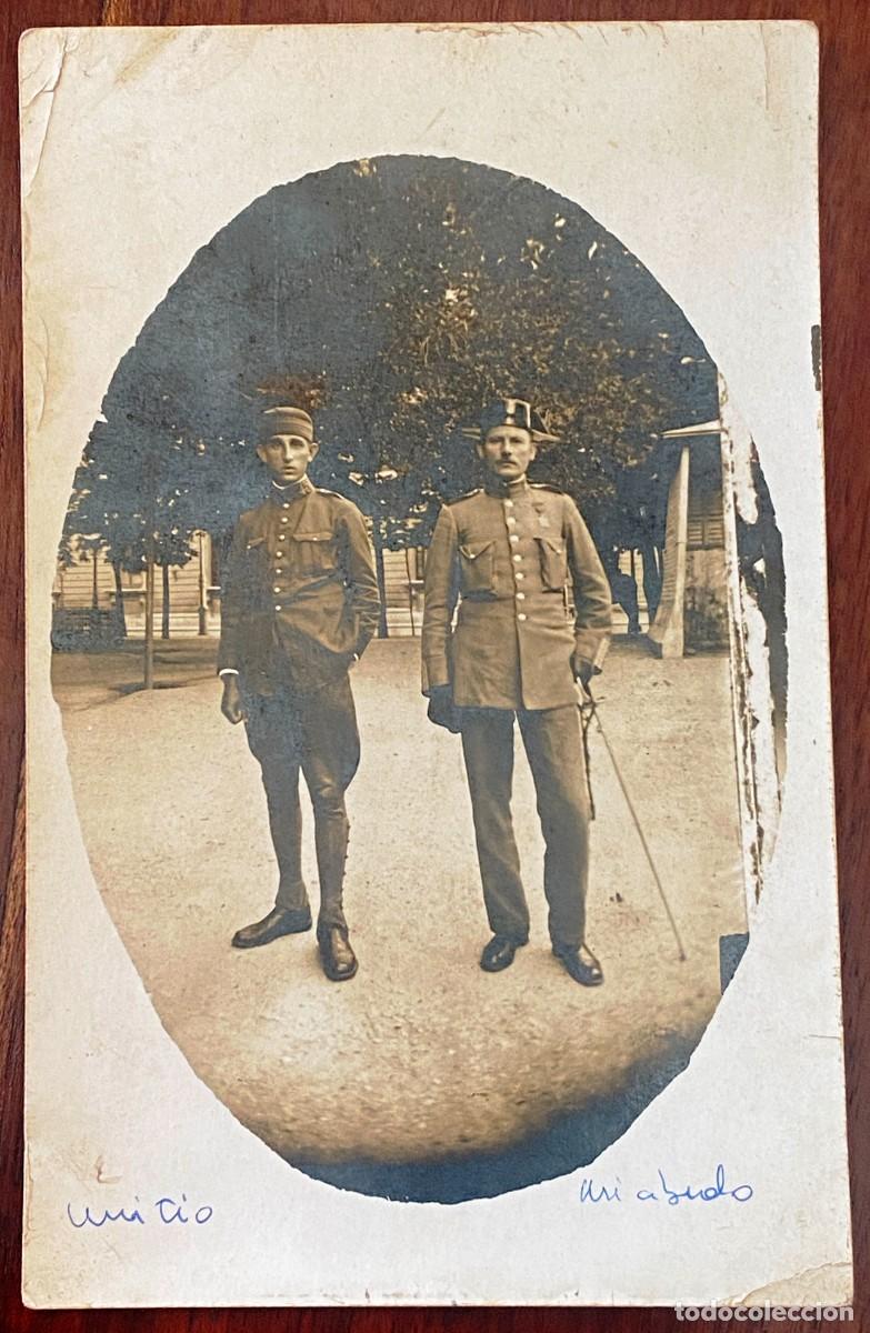 Military Antiques: ANTIGUA FOTOGRAFIA DE GUARDIA CIVIL, EPOCA DE ALFONSO XIII, TAMA&Ntilde;O POSTAL.