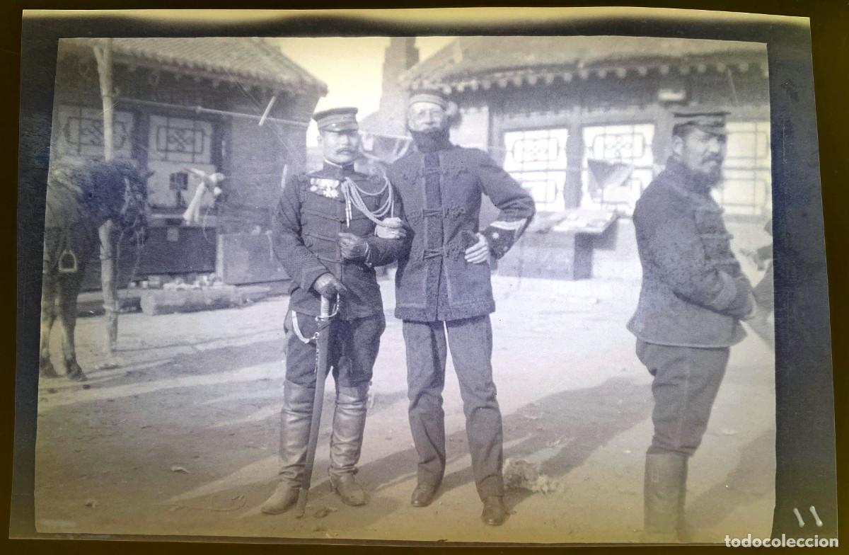 Militaria: Historical negative photography of the Russian-Japanese war 1904 1905, Manchuria, ancient and origin