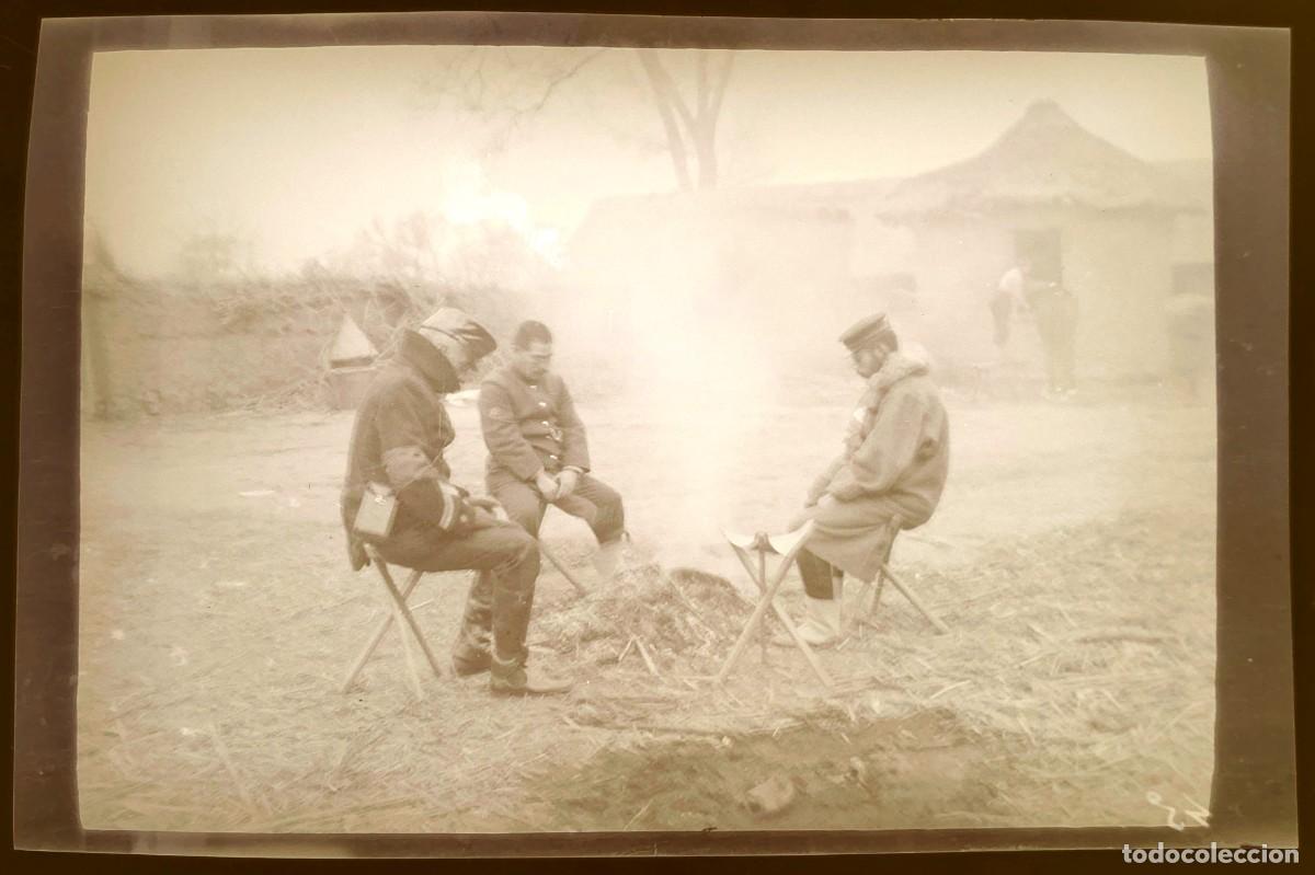 Militaria: Historical negative photography of the Russian-Japanese war 1904 1905, Manchuria, ancient and origin