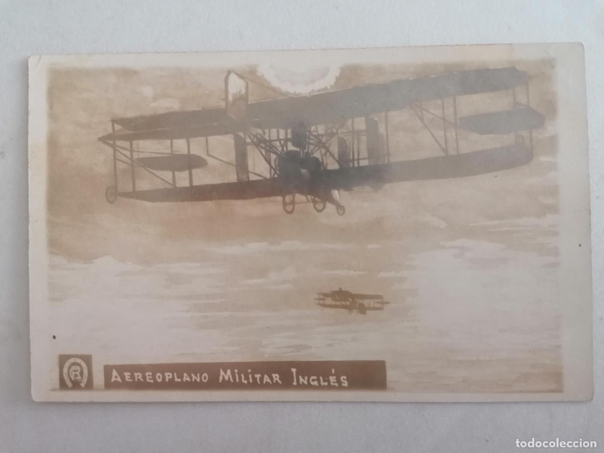 Militaria: POSTAL MILITAR, AEREOPLANO MILITAR INGLES, MEDIDAS 13,5 X 8,5 CM