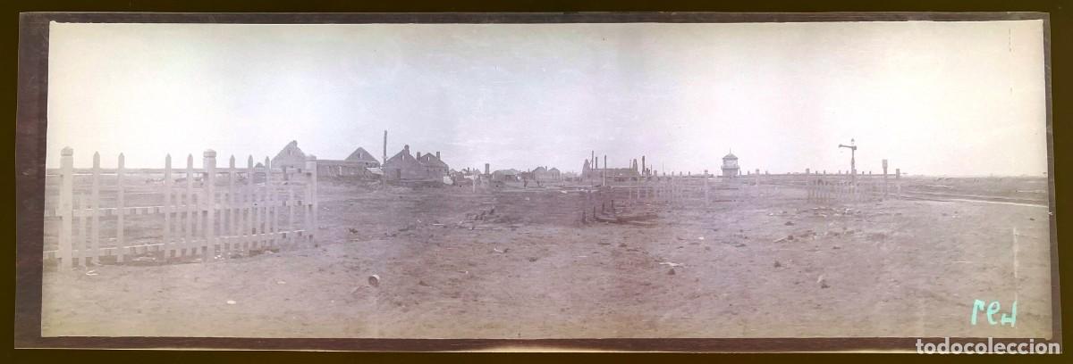 Militaria: Historica fotograf&iacute;a en negativo de la guerra ruso-japonesa 1904 1905, Manchuria, antigua y original