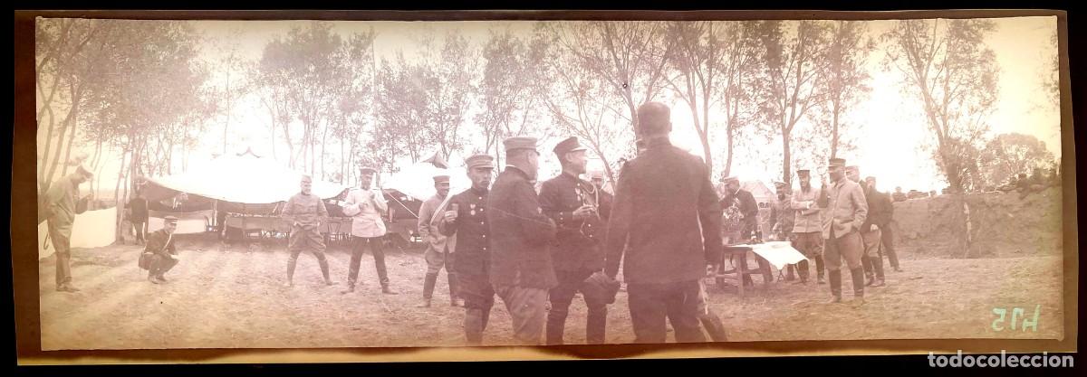 Militaria: Historica fotograf&iacute;a en negativo de la guerra ruso-japonesa 1904 1905, Manchuria, antigua y original
