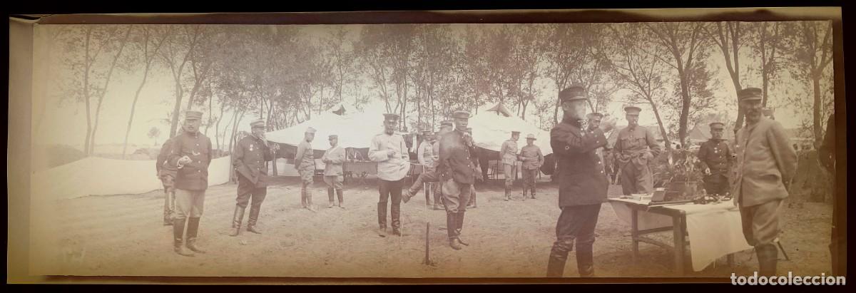 Militaria: Historica fotograf&iacute;a en negativo de la guerra ruso-japonesa 1904 1905, Manchuria, antigua y original