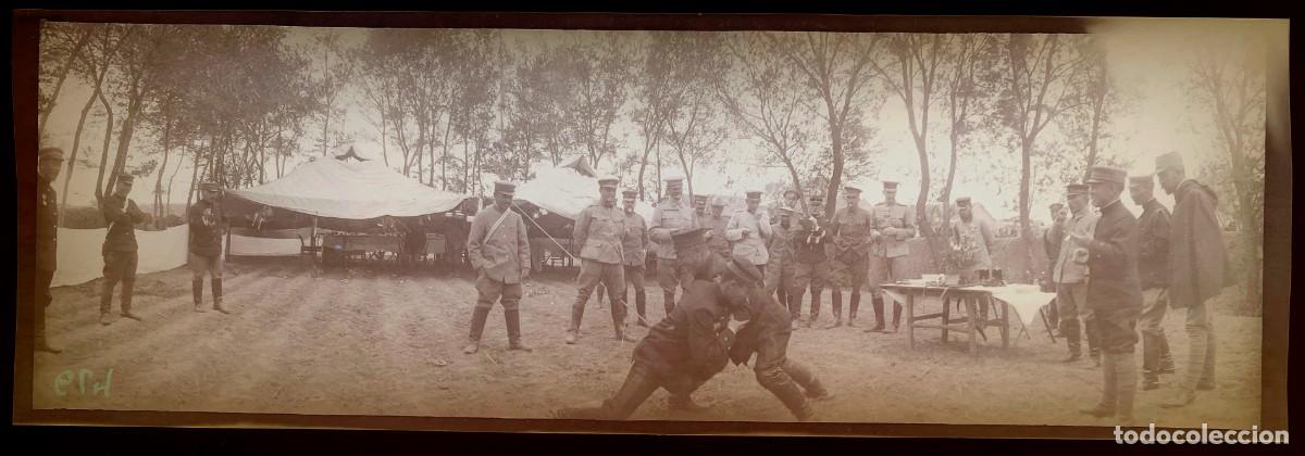 Militaria: Historica fotograf&iacute;a en negativo de la guerra ruso-japonesa 1904 1905, Manchuria, antigua y original