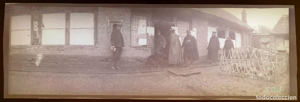 Militaria: Historica fotograf&iacute;a en negativo de la guerra ruso-japonesa 1904 1905, Manchuria, antigua y original
