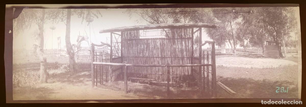 Militaria: Historica fotograf&iacute;a en negativo de la guerra ruso-japonesa 1904 1905, Manchuria, antigua y original