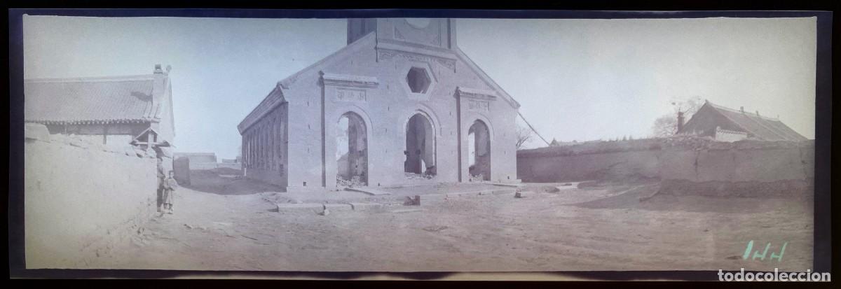 Militaria: Historica fotograf&iacute;a en negativo de la guerra ruso-japonesa 1904 1905, Manchuria, antigua y original