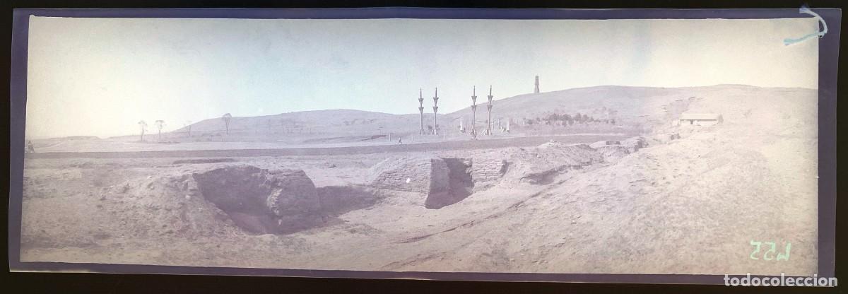 Militaria: Historica fotograf&iacute;a en negativo de la guerra ruso-japonesa 1904 1905, Manchuria, antigua y original
