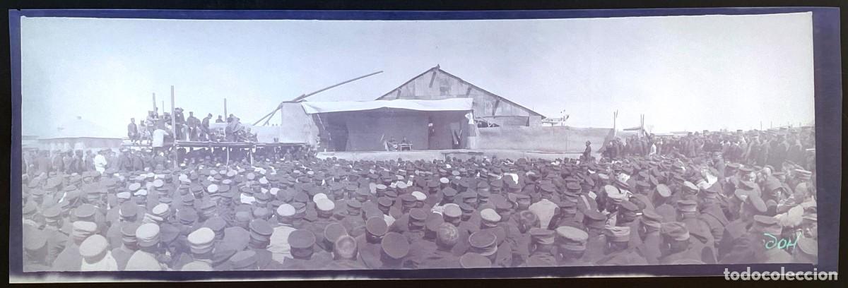 Militaria: Historica fotograf&iacute;a en negativo de la guerra ruso-japonesa 1904 1905, Manchuria, antigua y original