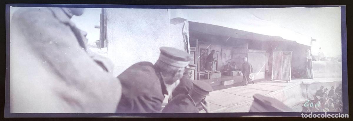 Militaria: Historica fotograf&iacute;a en negativo de la guerra ruso-japonesa 1904 1905, Manchuria, antigua y original