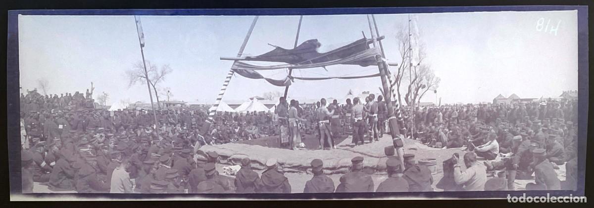 Military Antiques: Historica fotograf&iacute;a en negativo de la guerra ruso-japonesa 1904 1905, Manchuria, antigua y original