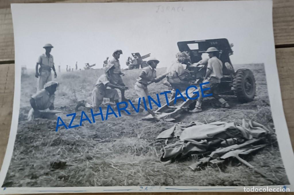 Military Antiques: 1956, INVASION DE EGIPTO POR TROPAS ISRAELIES, 205X150MM