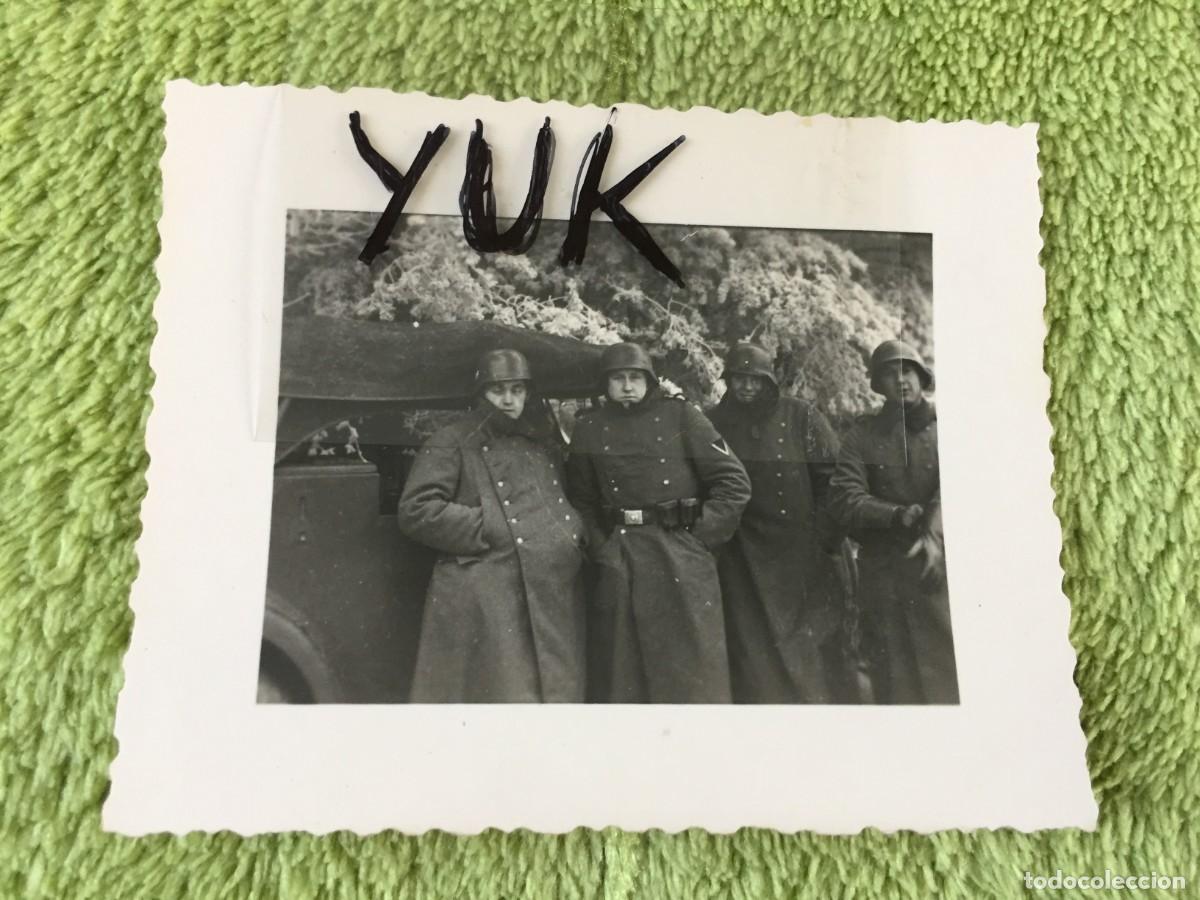 Militaria: FOTO ORIGINAL DE SOLDADOS ALEMANES PASANDO FRIO *** III REICH *** 2&ordf; SEGUNDA GUERRA MUNDIAL ***