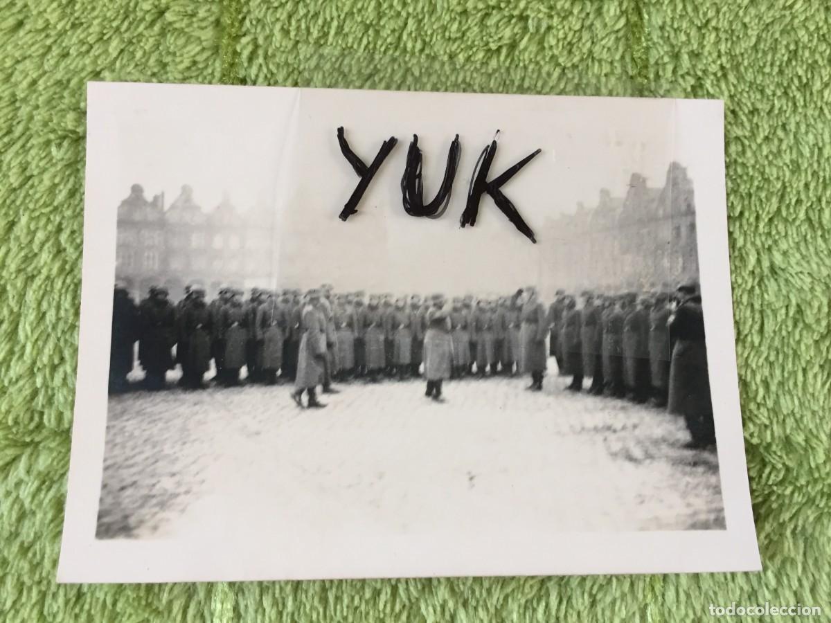 Militaria: FOTO ORIGINAL DE SOLDADOS ALEMANES EN FORMACION *** III REICH *** 2&ordf; SEGUNDA GUERRA MUNDIAL ***