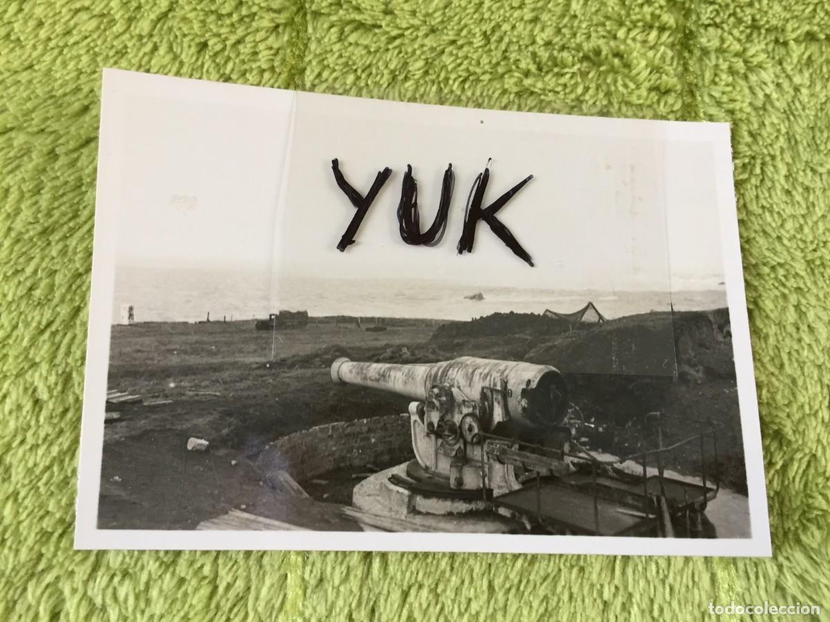 Militaria: *** FOTO FOTOGRAFIA DE CA&Ntilde;ON ALEM&Aacute;N APUNTANDO AL MAR *** III REICH *** 2&ordf; SEGUNDA GUERRA MUNDIAL ***