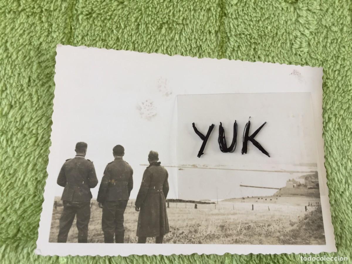 Militaria: ** FOTO ORIGINAL DE SOLDADOS ALEMANES VIGILANDO EL MAR** III REICH *** 2&ordf; SEGUNDA GUERRA MUNDIAL ***