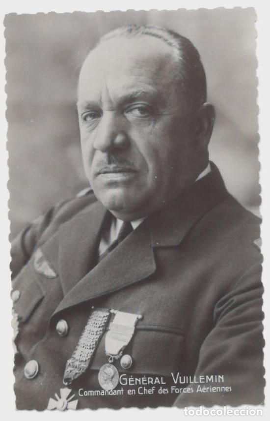 Militaria: POSTAL GENERAL VUILLEMIN - AVIADOR - FRANCIA - SEGUNDA GUERRA MUNDIAL - 9034