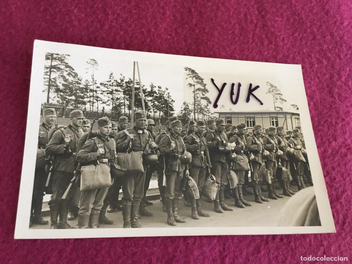 Militaria: FOTO ORIGINAL DE SOLDADOS ALEMANES EN FORMACION *** III REICH *** 2&ordf; SEGUNDA GUERRA MUNDIAL