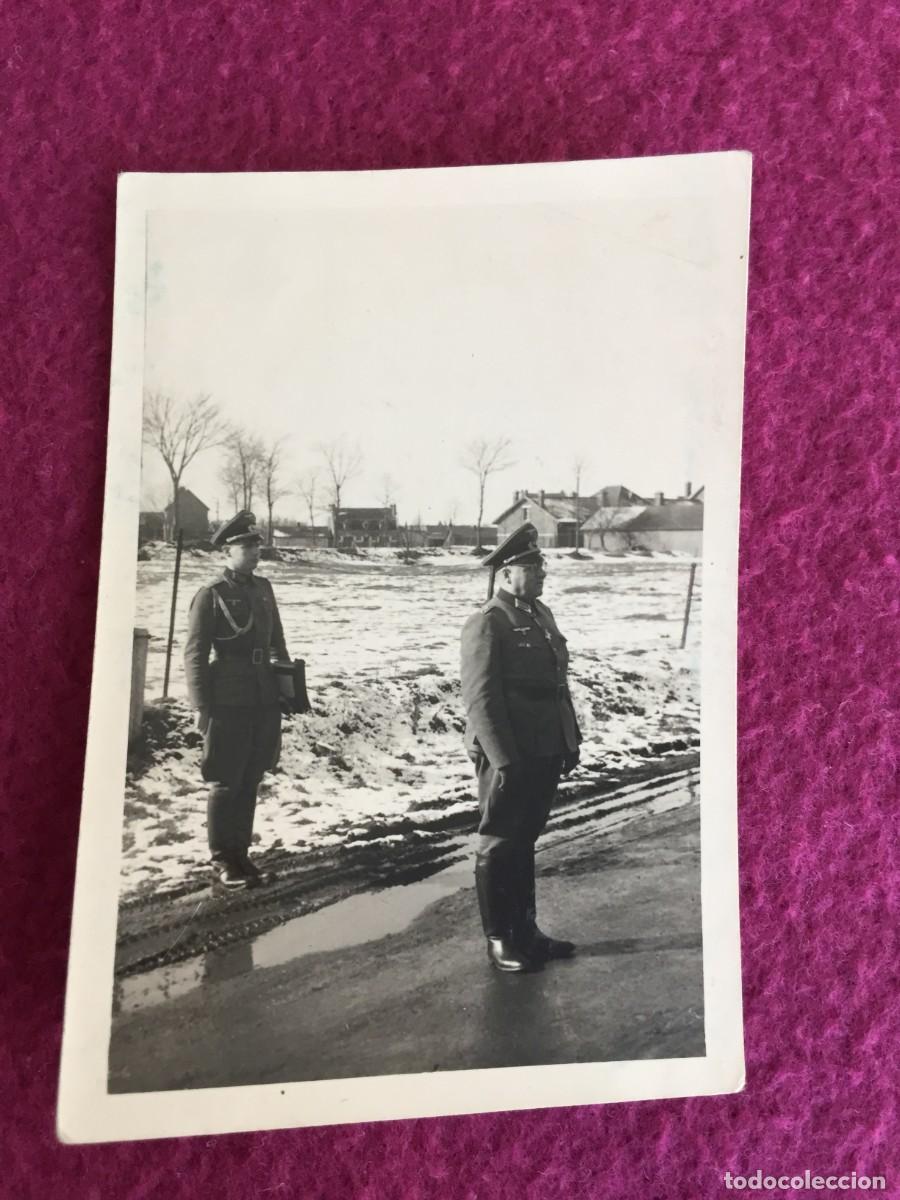Militaria: FOTO ORIGINAL DE OFICIALES ALEMANES EN EL FRENTE RUSO * III REICH * 2&ordf; SEGUNDA GUERRA MUNDIAL