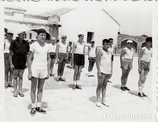 Militaria: Gimnastas. J&oacute;venes alumnos. Frente de Juventudes. A&ntilde;os 60 kn