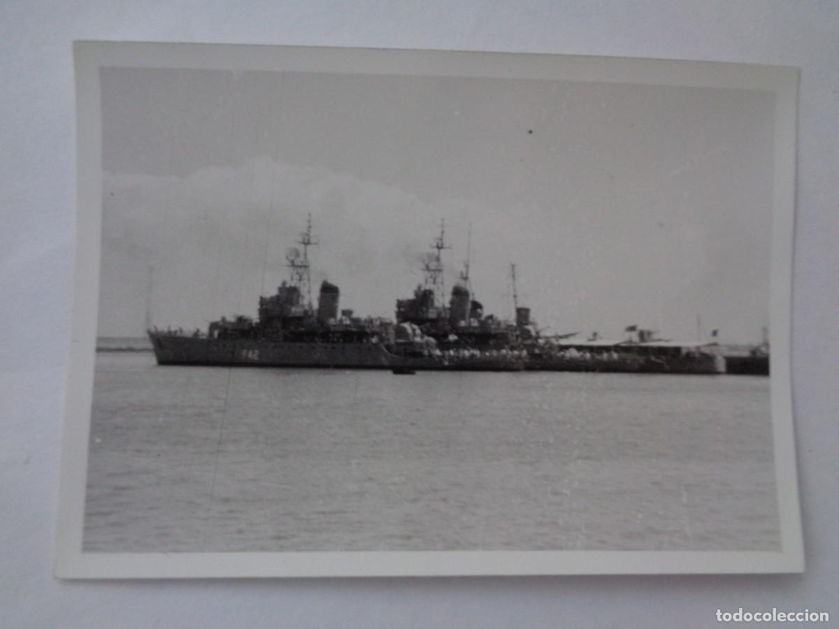 Militaria: MARINA DE GUERRA : FOTO DE BARCO , BUQUE DE GUERRA MATRICULA F-42