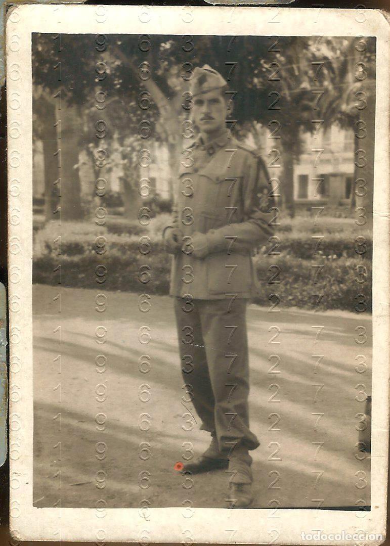 Militaria: LEGIONARIO A PACO GANDIA DEDICADA FOTOGRAFIA 9X6 LM27