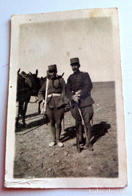 Militaria: FOTOGRAF&Iacute;A MILITAR MUY ANTIGUA - FOTO - COLECCIONISMO MILITAR - FINALES SIGLO XIX - CABALLO
