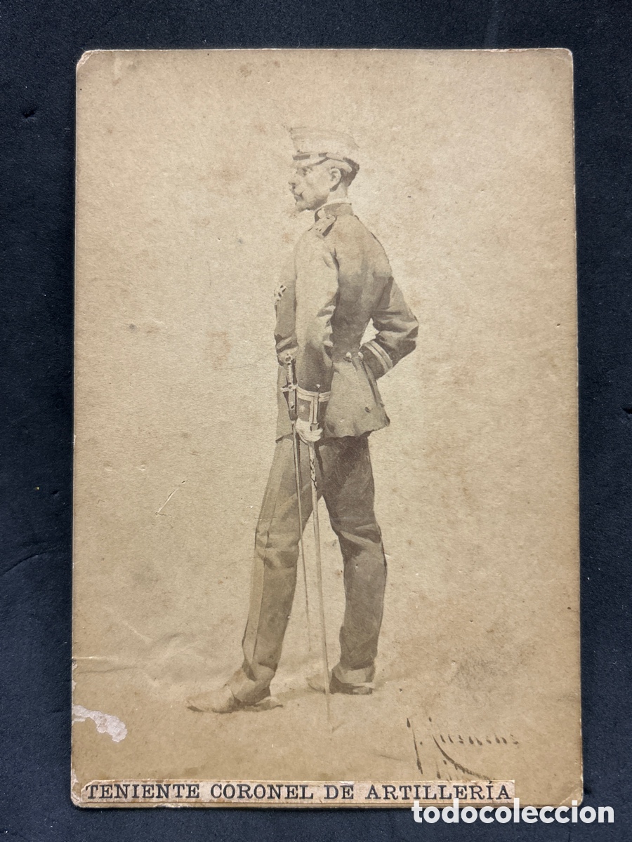 Military Antiques: Fotograf&iacute;a Teniente coronel de Artiller&iacute;a