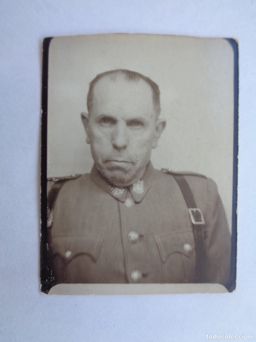 Militaria: POLICIA ARMADA : FOTO DE CARNET DE AGENTE , FOTOMATON DE 1942