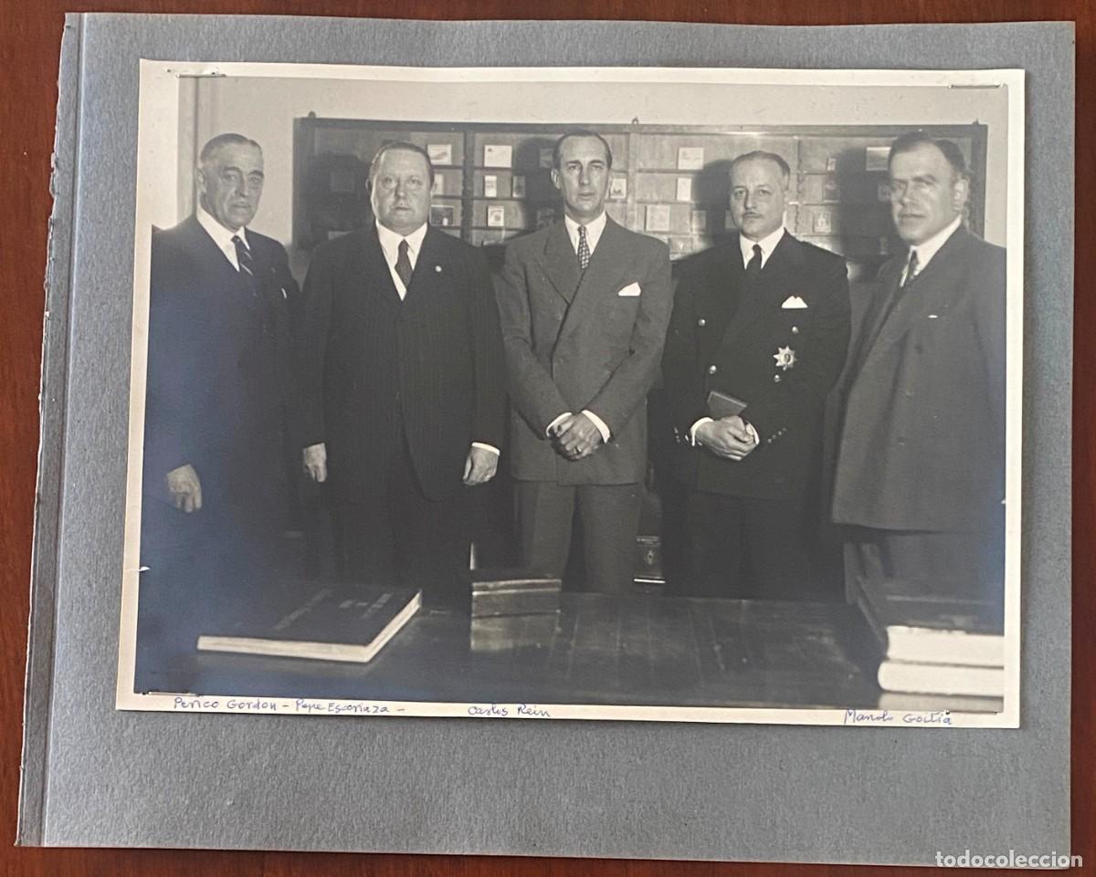 Military Antiques: FOTOGRAFIA DE LA IMPOSICION DE LA ENCOMIENDA DEL MERITO AGRICOLA, 13 DE MAYO DE 1944, DIRECCION GENE