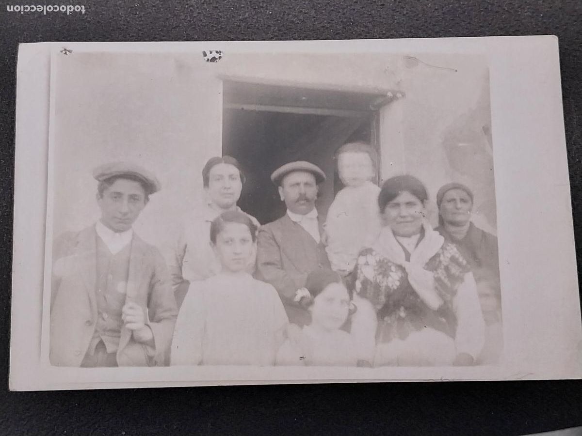 Militaria: FAMILIA A&Ntilde;OS 1920 APROX ADULTOS NI&Ntilde;OS FOTO PARTICULAR DORSO POSTAL