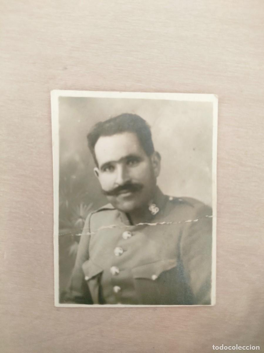 Militaria: Antigua fotograf&iacute;a militar Espa&ntilde;a