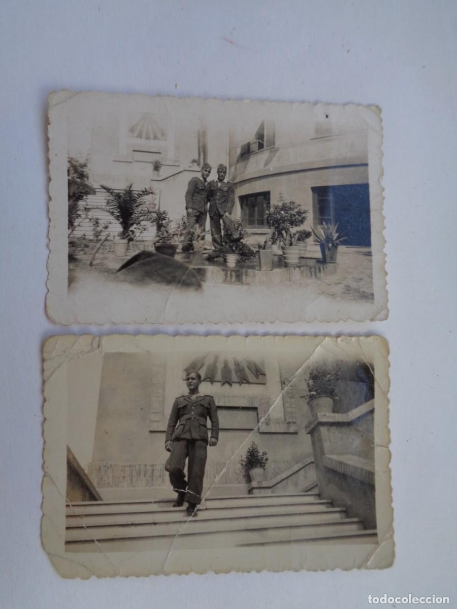 Military Antiques: POSTGUERRA CIVIL - AVIACION : LOTE DE 2 FOTOS DE MILITARES DEL EJERCITO DEL AIRE . MALAGA , 1941