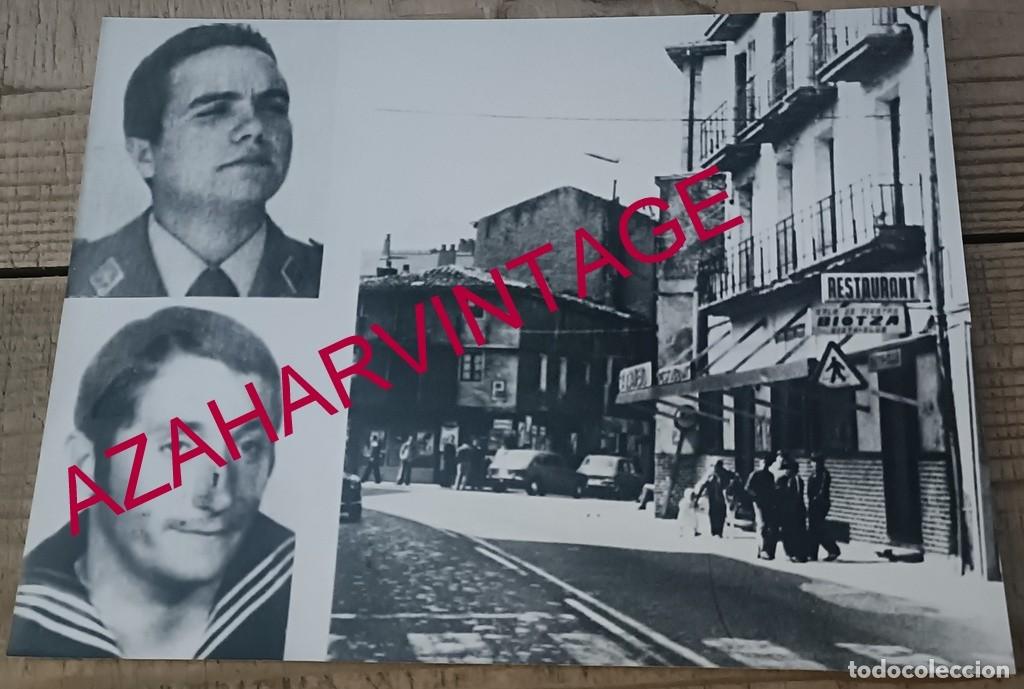 Militaria: ORIO, GUIPUZCOA, 1980, VICTIMAS ATENTADO TERRORISTA, 24X18 CMS