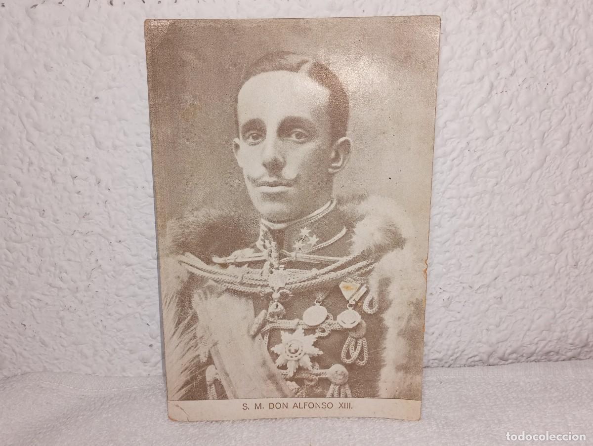 Militaria: ANTIGUA TARJETA POSTAL MONARQUICA DE S. M EL REY DON ALFONSO XIII A&Ntilde;O 1910 - 1920 SIN CIRCULAR