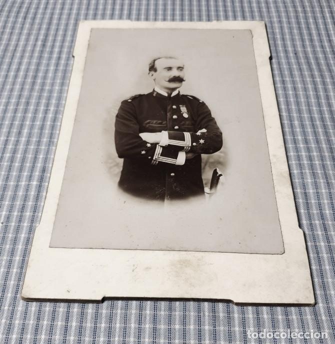 Militaria: Fotograf&iacute;a Militar Teniente. Sin datos