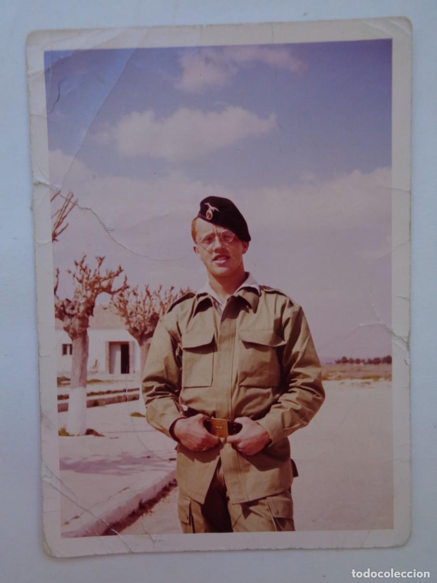 Militaria: AVIACION - BRIGADA PARACAIDISTA , BRIPAC : FOTO DE PARACAIDISTA CON BOINA NEGRA